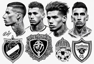 Corinthians player Cássio tattoo idea