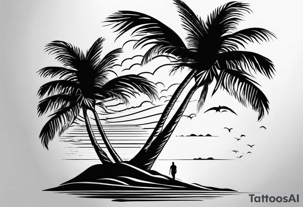 Palm Tree
Beach
man Shadow tattoo idea