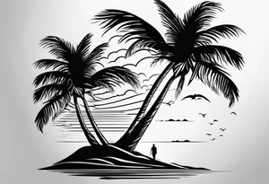 Palm Tree
Beach
man Shadow tattoo idea