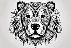 Paw print tattoo idea