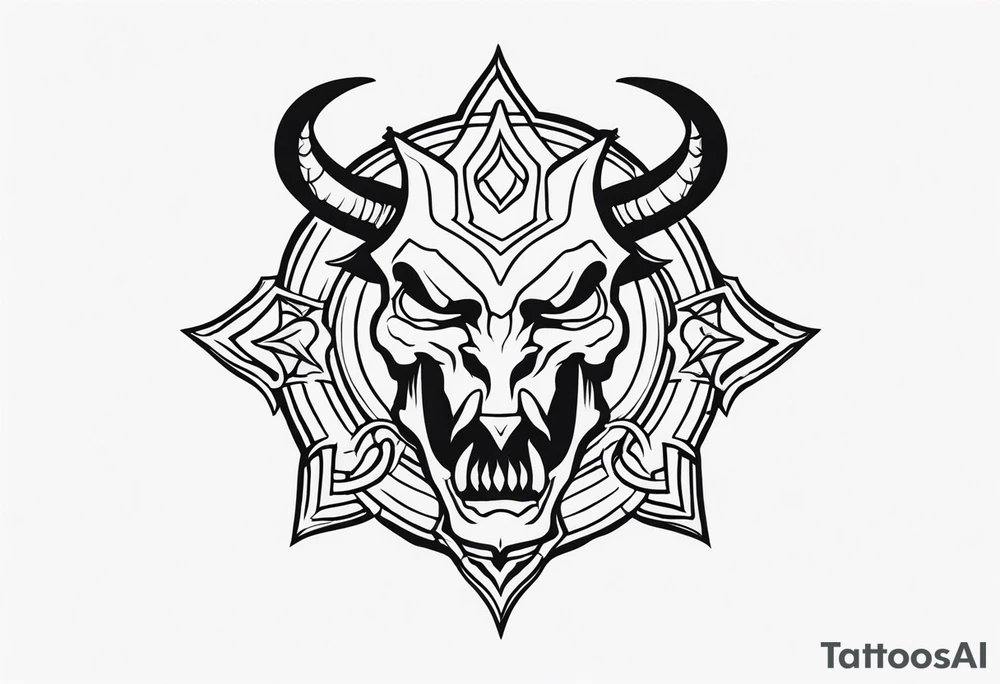 medievil symbols of demons tattoo idea