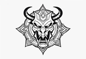 medievil symbols of demons tattoo idea