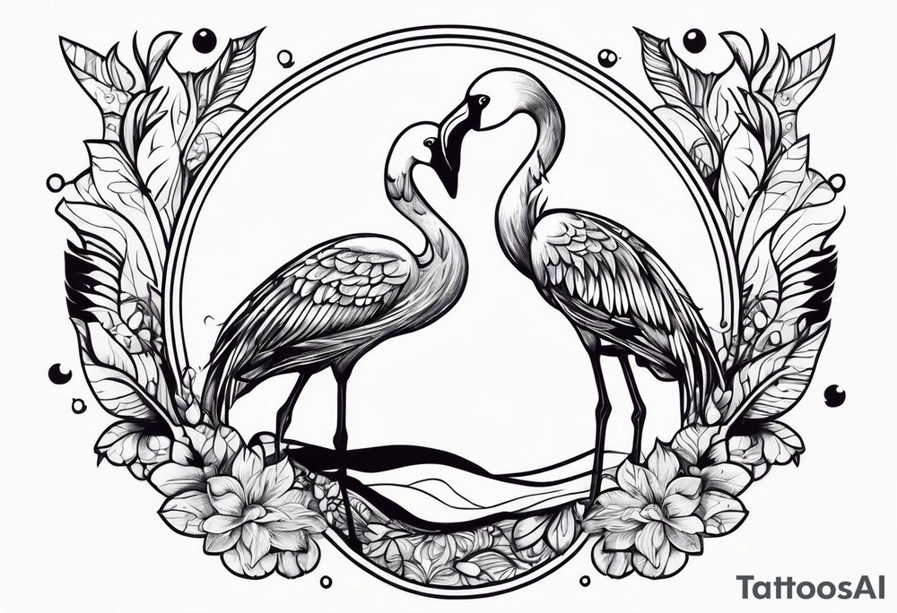cute flamingoNOT BROKEN tattoo idea