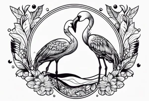 cute flamingoNOT BROKEN tattoo idea