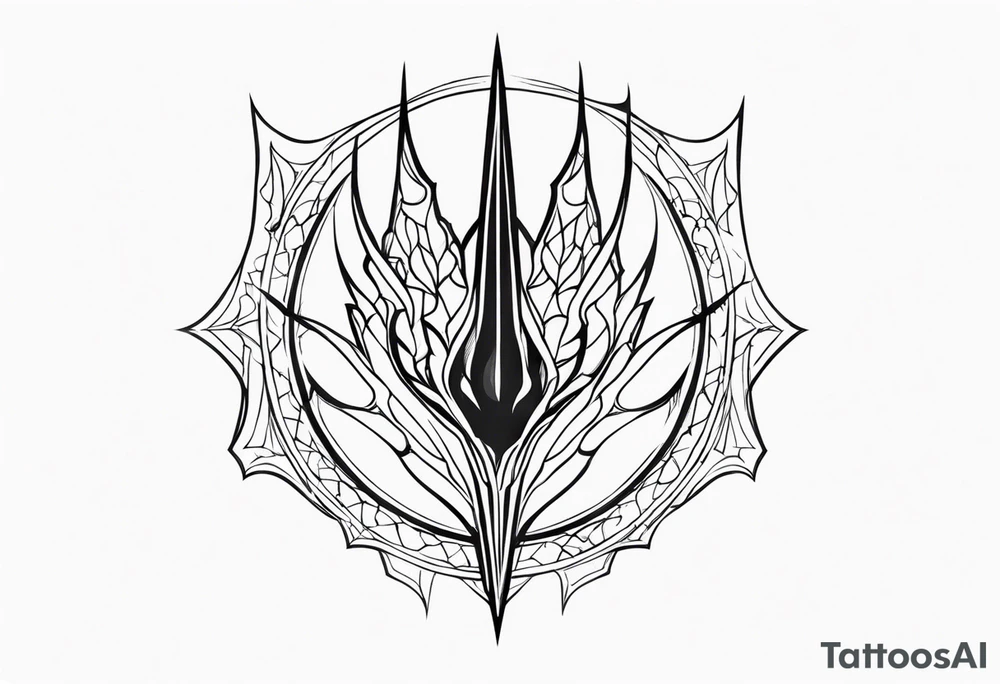 Sauron tattoo idea