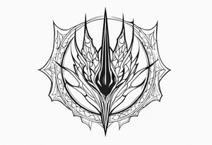 Sauron tattoo idea