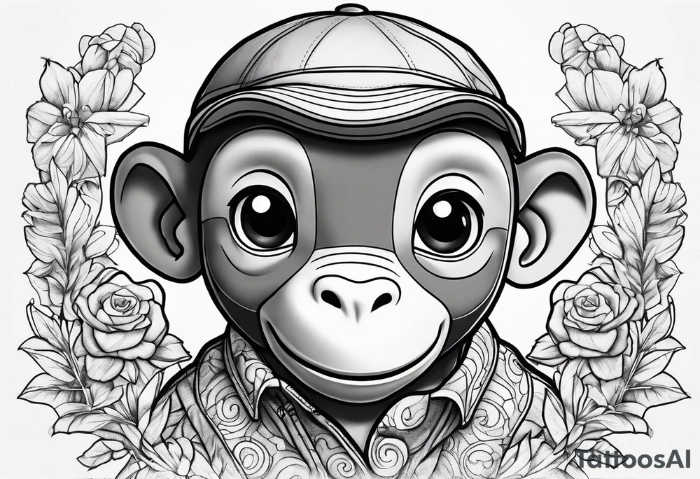 Curious George tattoo idea