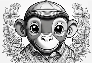 Curious George tattoo idea