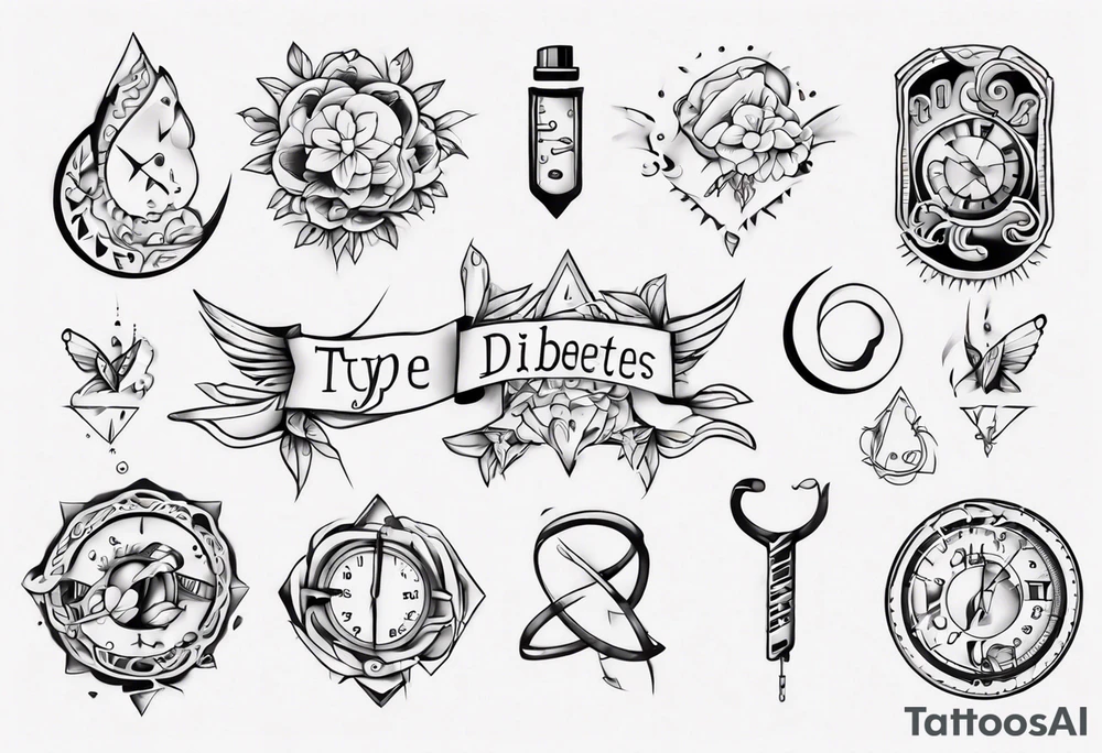 type 1 diabetes tattoo idea