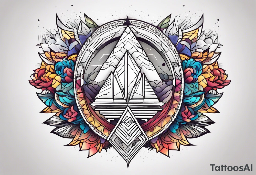 God is bigger than your highs and lows tattoo idea