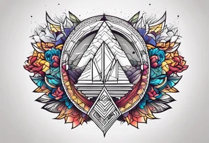 God is bigger than your highs and lows tattoo idea