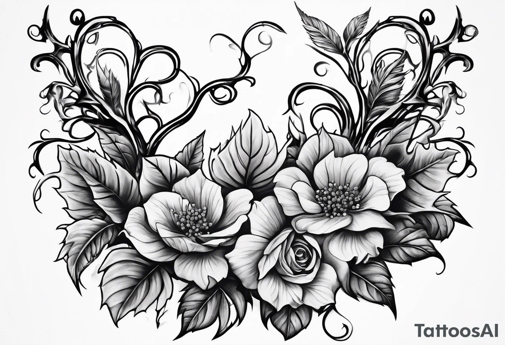 Thorny Vine tattoo idea