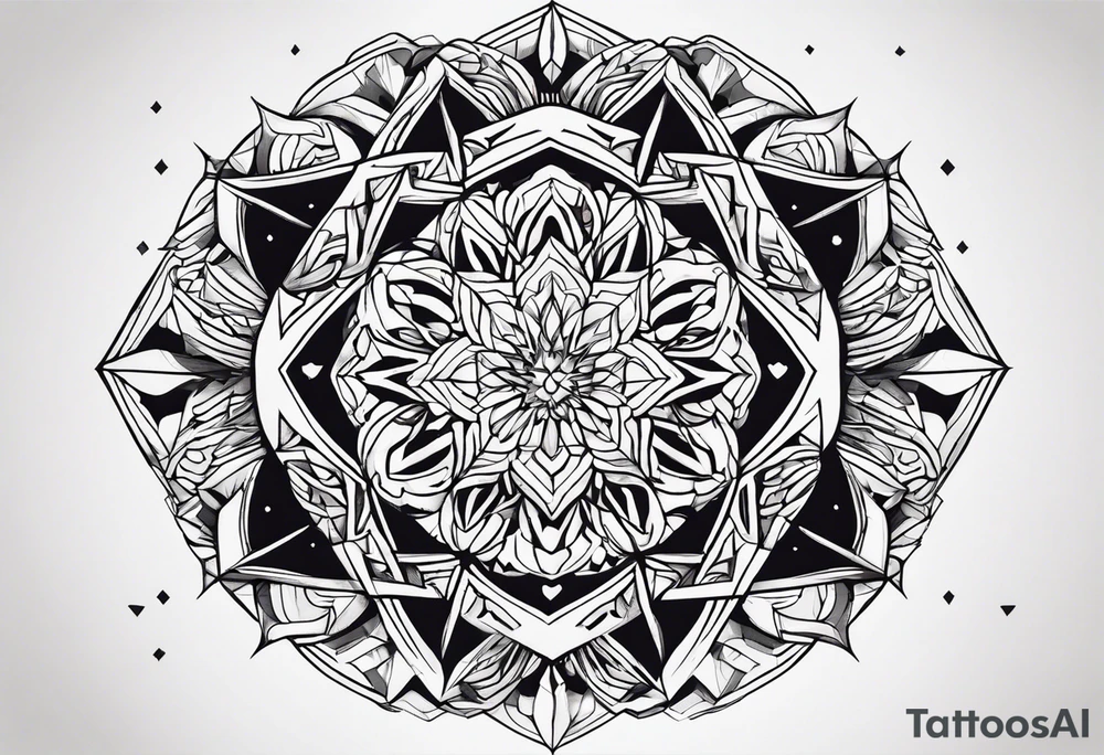Череп с костями tattoo idea