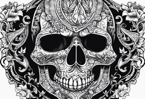 Chest piece tattoo idea
