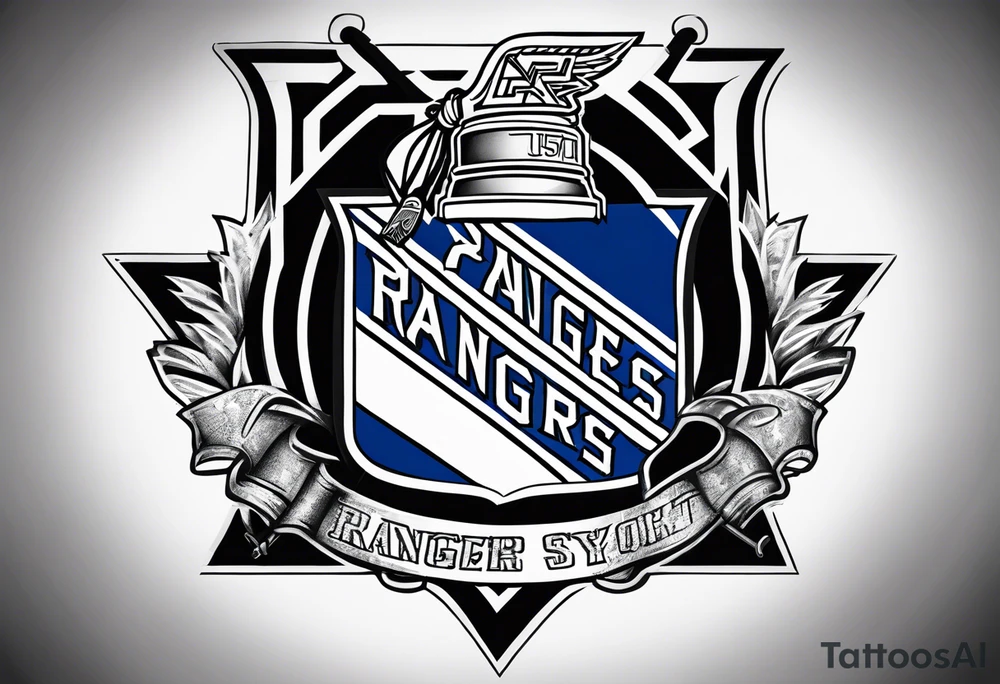 New York rangers tattoo idea