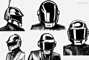 daft punk tattoo idea