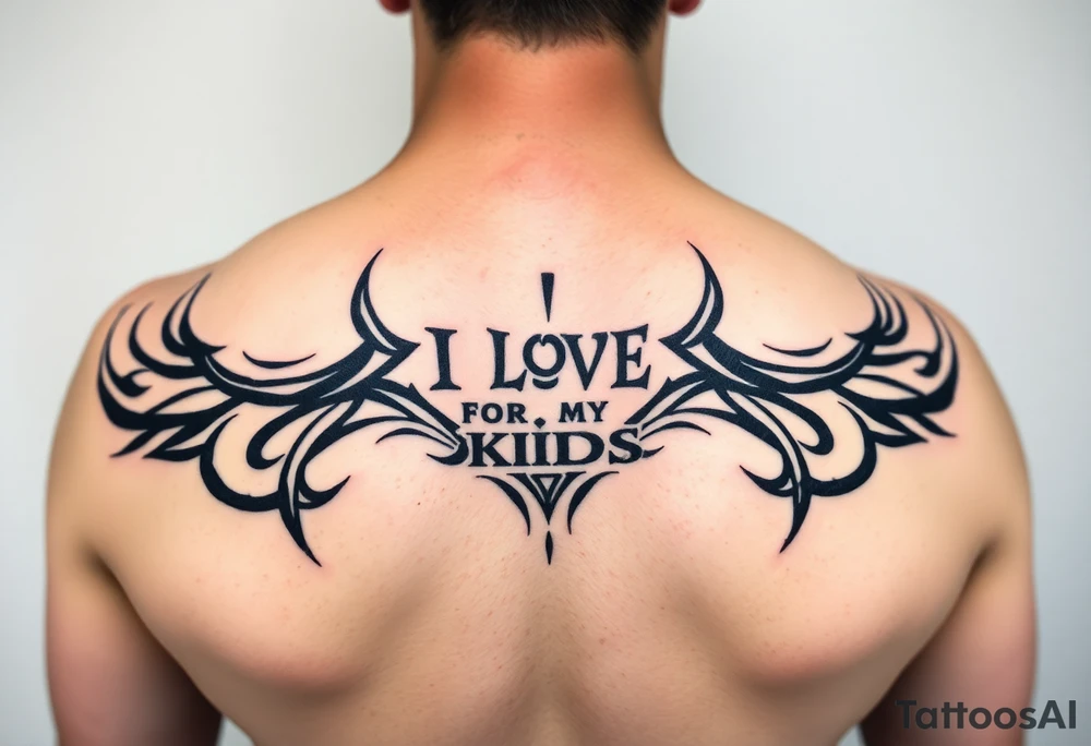 I love for my kids tattoo idea