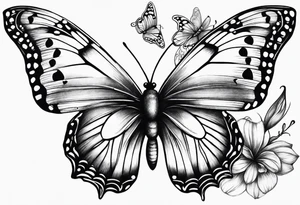 butterflies tattoo idea
