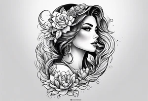 tattoo for woman
little princ style tattoo idea