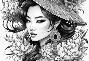 Vietnamese calligraphy tattoo idea