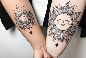 You’re the sun to me tattoo idea