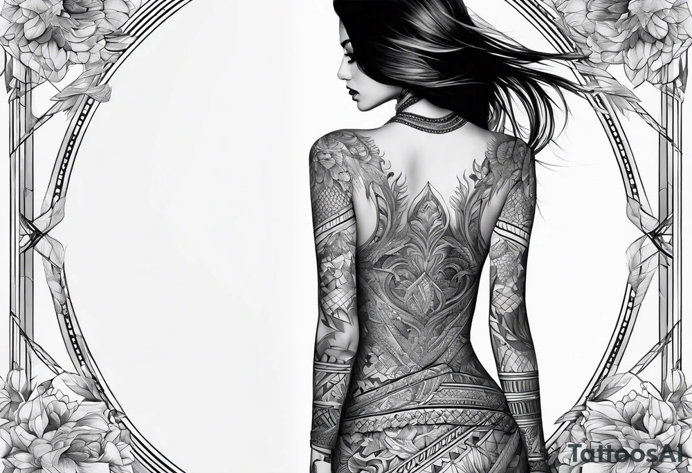 spine tattoo tattoo idea