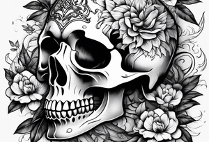 Skelton hand tattoo idea