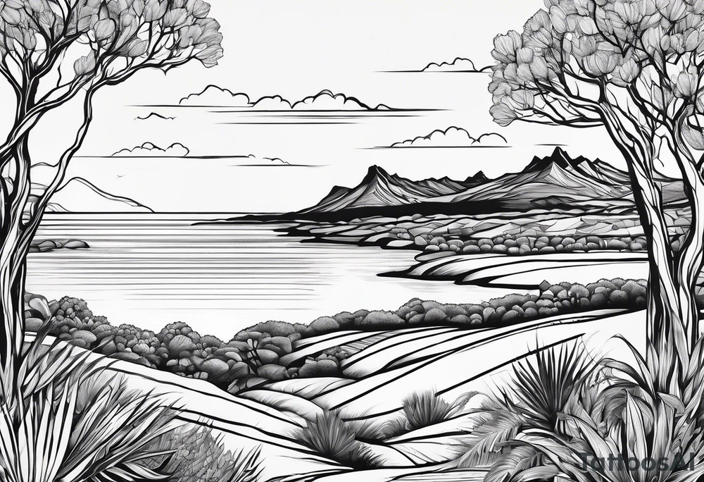 Kimberley region, Pilbara, goldfields, simple and plain tattoo idea