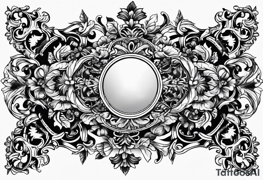 mirror tattoo idea
