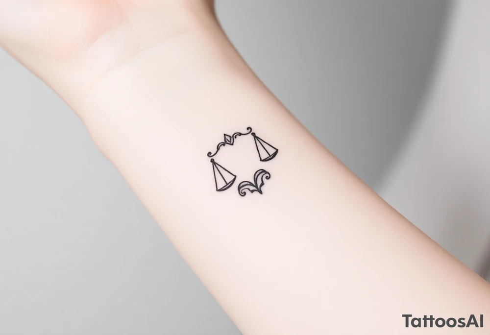 Libra tattoo idea