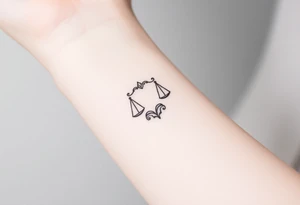 Libra tattoo idea