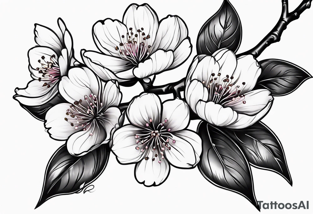 Cherry blossom for back tattoo no zoom tattoo idea