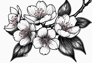 Cherry blossom for back tattoo no zoom tattoo idea