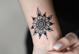 sacred flower of life tattoo idea