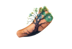 Tree covering entire arm/hand tattoo idea