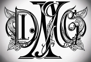 Letters ALA GAA
Roman Numeral
Simple tattoo idea