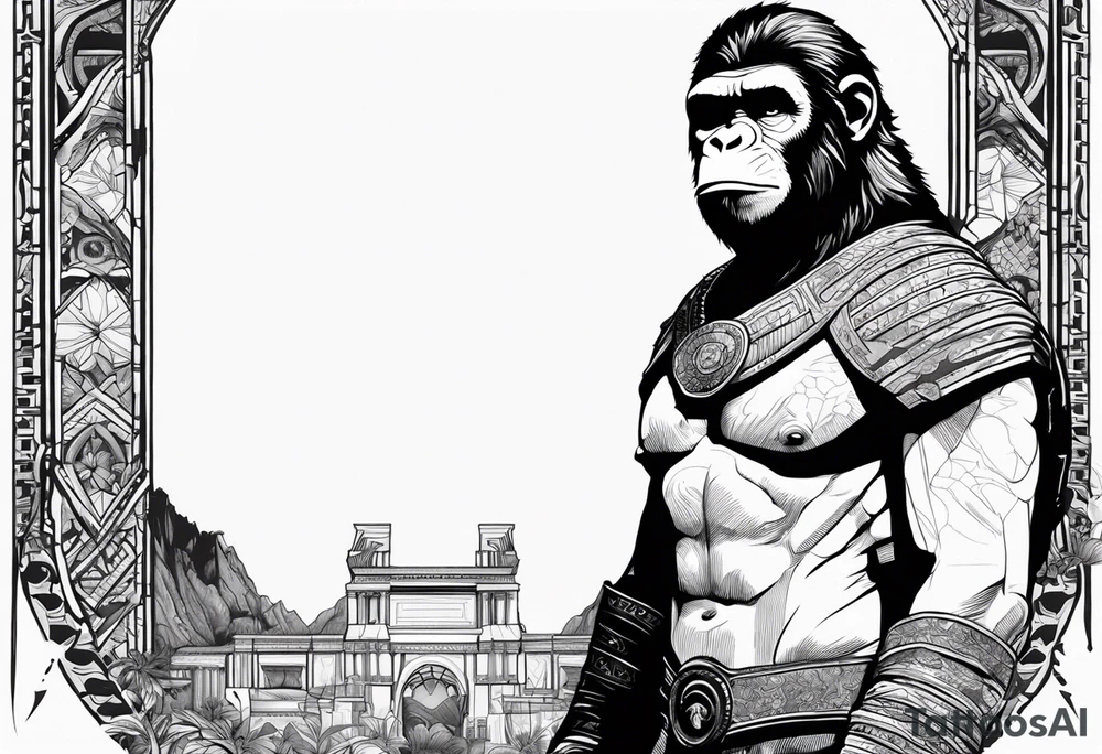 Caeser from planet of the apes tattoo idea