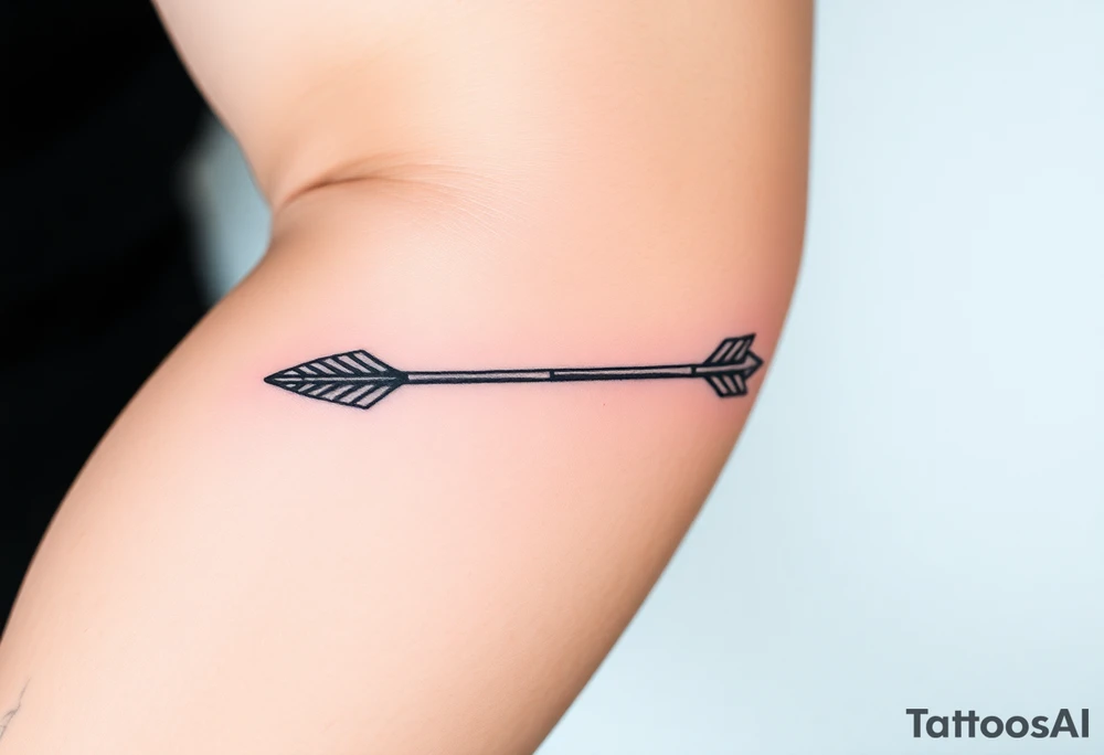 Bow arrow tattoo idea