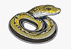 burmese python tattoo idea