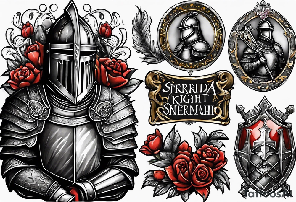 I want a serbian knight on my upper arm tattoo idea