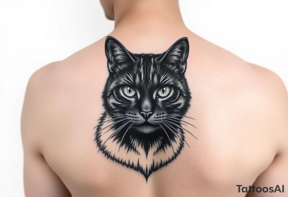 Black Cat tattoo idea