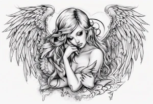 Love angels  tatoos from heaven tattoo idea