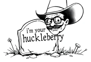 Val Kilmer cartoon doc holiday 
Movie tombstone saying “i”m your huckleberry” tattoo idea