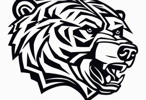 Small Chicago bears tattoo tattoo idea