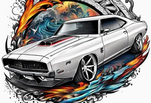 Fast and furious tattoo idea