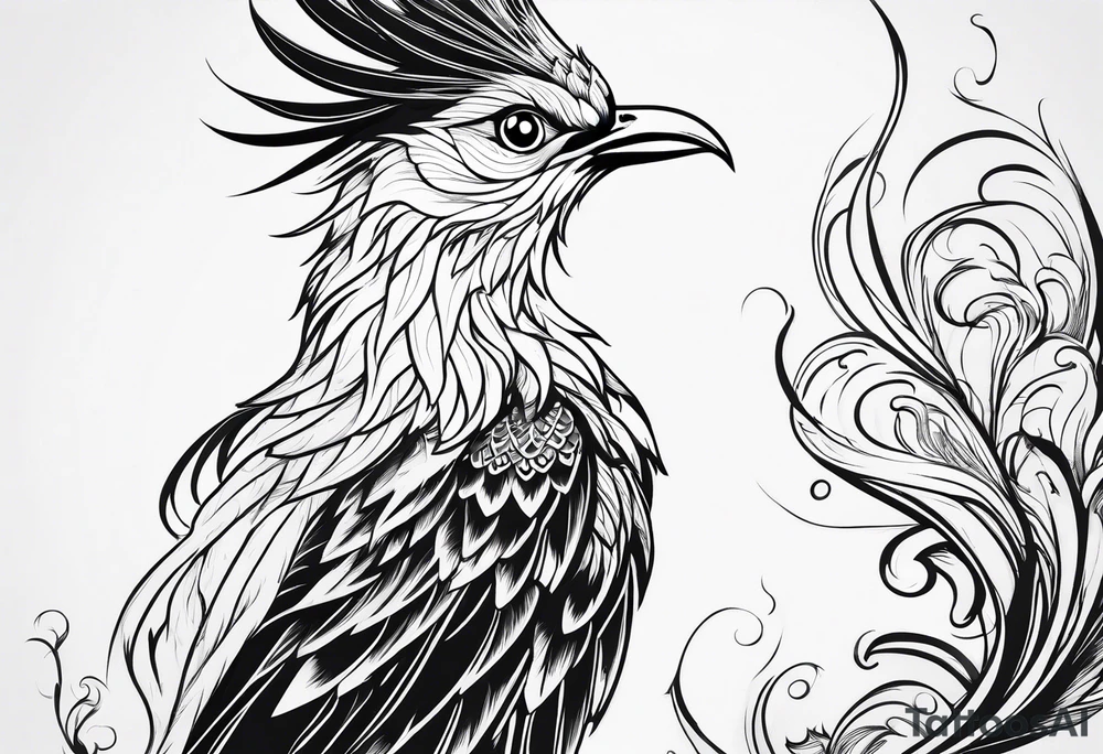 little pheonix tattoo idea