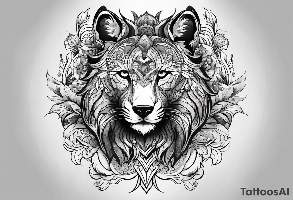 What animal symbolizes healing tattoo idea