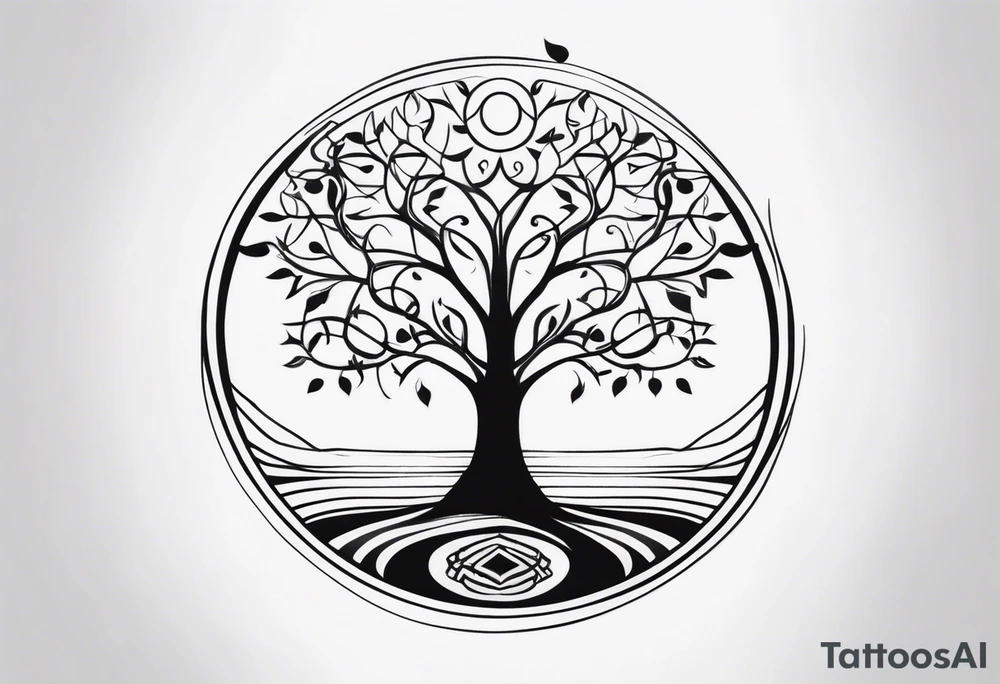tree of life tattoo idea