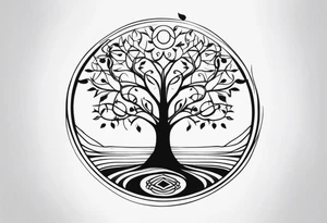 tree of life tattoo idea