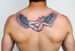 American traditional swinger with color tattoo idea